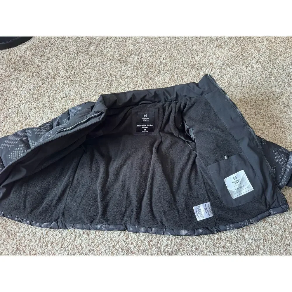 Members Mark Boys winter jacket, size 2T; Black
